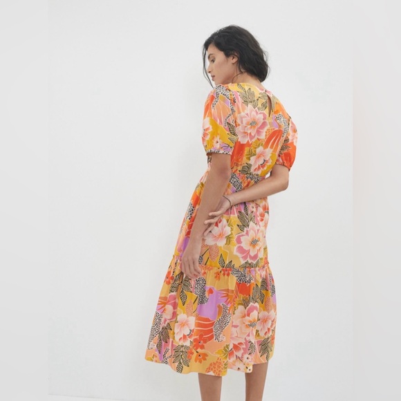 FARM Rio Maribel Floral Maxi Dress Size XS C22-022 - Picture 2 of 10